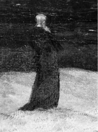 Fig. 3. Caspar David Friedrich: The Monk by the Sea, detail