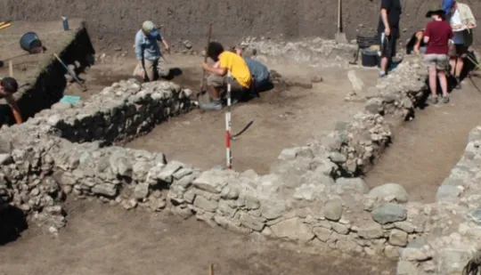 Fig. 5. Mithraeum discovered in 2008 and excavated recently in Apulum (R USTOIU ET AL 