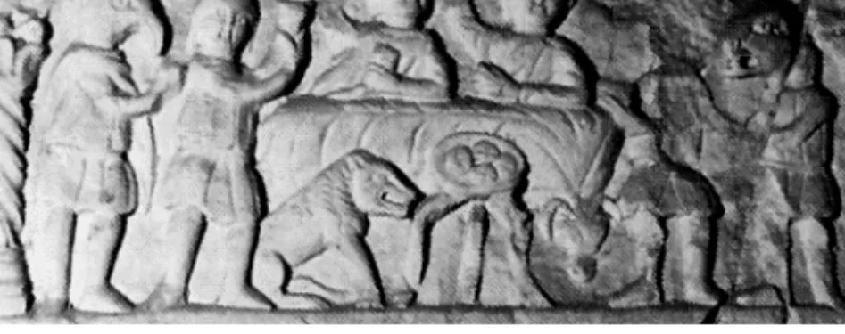 Fig. 12. Backside of the relief from Konjic (Bosnia-Hercegovina).  