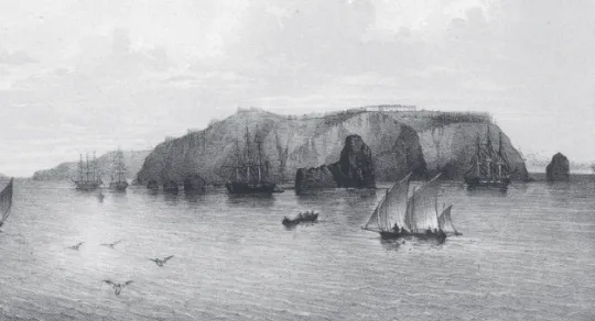 1. kép. A Chincha-szigetek, 1860-as évek