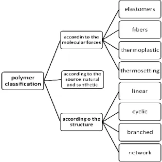 Figure 3.1. Classification of polymers 