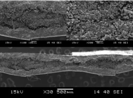 Figure 3. The structure of the composite preform made with film stacking  First,  we  performed  tensile,  flexural  and  Charpy  impact  tests  on  the  long-fiber  injection  moulded  PLA/cellulose  composites