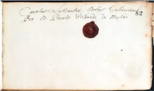 Fig. 8 : Signature autographe de Charles Le Maistre  (Bibliothèque nationale Széchenyi, Budapest).