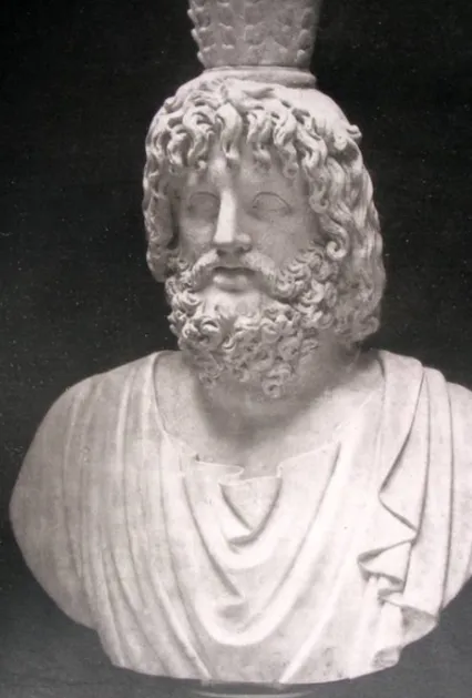 Fig. 7a. Bust of Serapis from Porto d’Anzio. Rome Torlonia Palace  