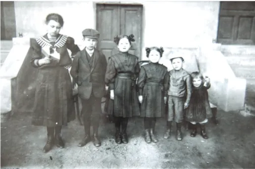 3. kép:Munkás gyerekek a kolónián az 1920-as évek elején. 