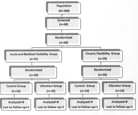 Figure 5.4. Flow diagram for selection of the subjects.  