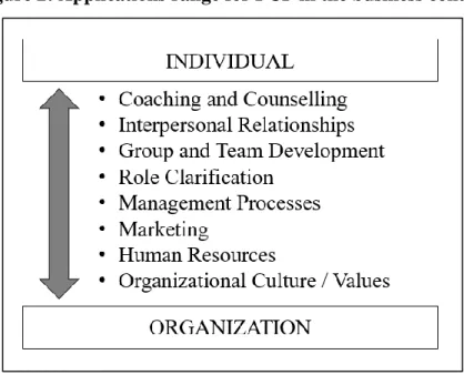 Figure 2: Applications range for PCP in the business context 