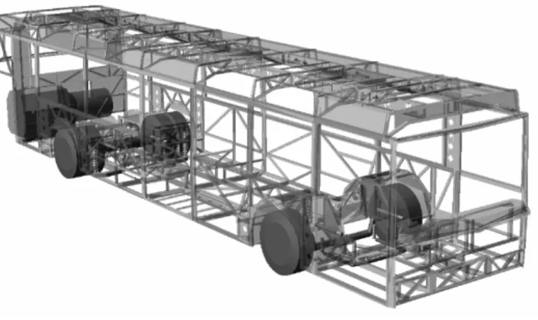 Fig 1- 2 Integral bus body under frame 