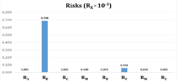Figure 22: R 1  risk components  (Edited by author) 