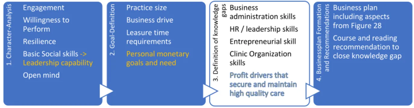 Figure 9: The Four-Step Consulting Process for New Practitioners 