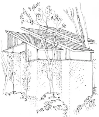 3. ábra ‘Ken Woolley Sydney közelében lévı háza’ Robin Boyd illusztrációja 