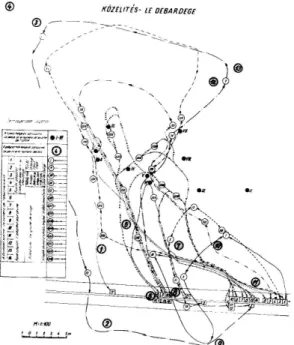 1. ábra A közelít  kerékpár által bejárt útvonalak 
