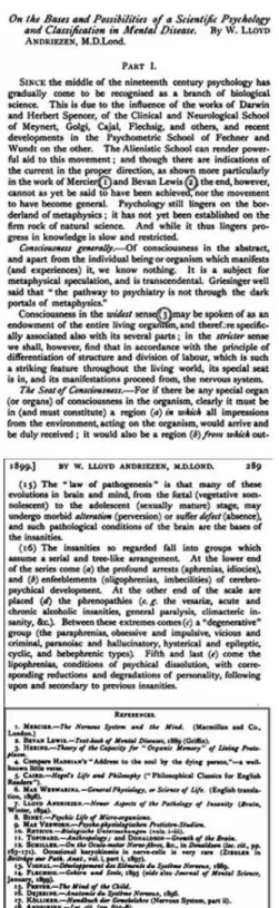 10–11. kép. The British Journal of Psychiatry, 45, 1899.