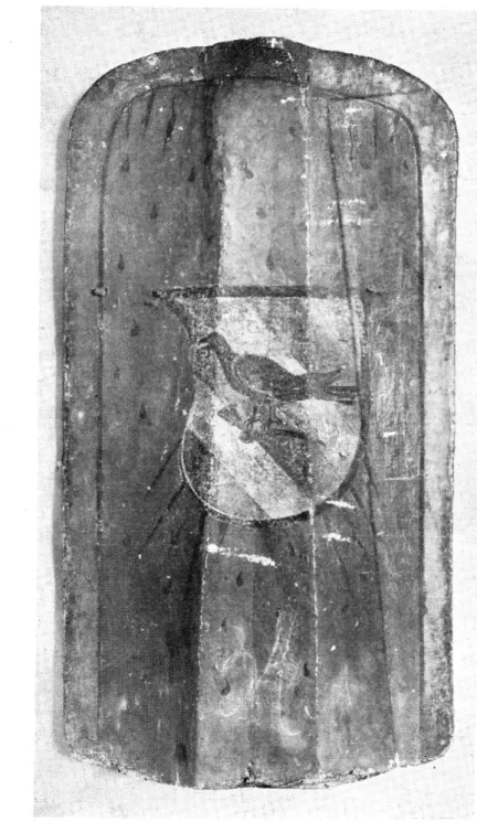 9. kép. Pavéze Mátyás címerével (Kreuzenstein, Wüczek-gyűjtemény) 