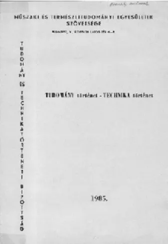 4. kép: Az első, 1984-es konferencia 1985-ben megjelent kötete 