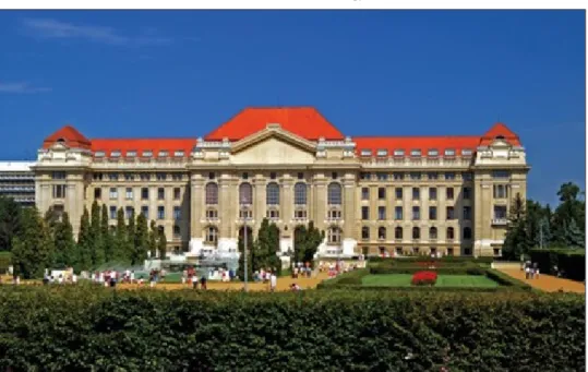 A Babeş-Bolyai Tudományegyetem és a Debreceni Egyetem (6. és 7. ábra)  építészeti  és  funkcionális  értelemben  hasonló  jellegű