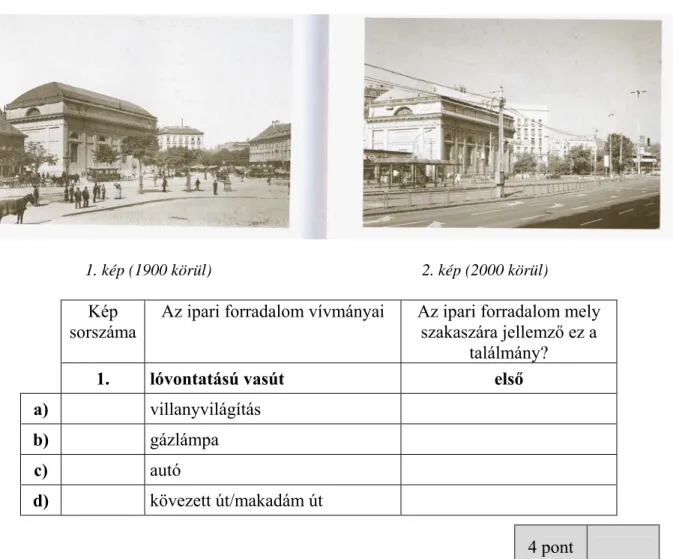 1. kép (1900 körül)                                                   2. kép (2000 körül)  Kép  