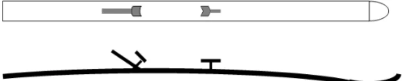 Egy klasszikus síléc alakját a 2. ábra mutatja. 