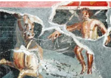 2. kép.  Impresszionisztikus ecsetkezelés a római freskófestészet- freskófestészet-ben
