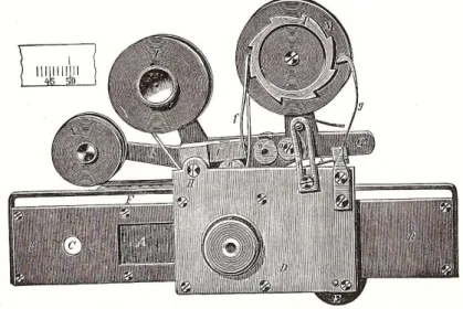 6. ábra: Gothard-féle ékfotométer 