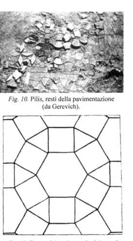 Fig. 9. Pilis, mattonella pavimentale  (da Gerevich). 
