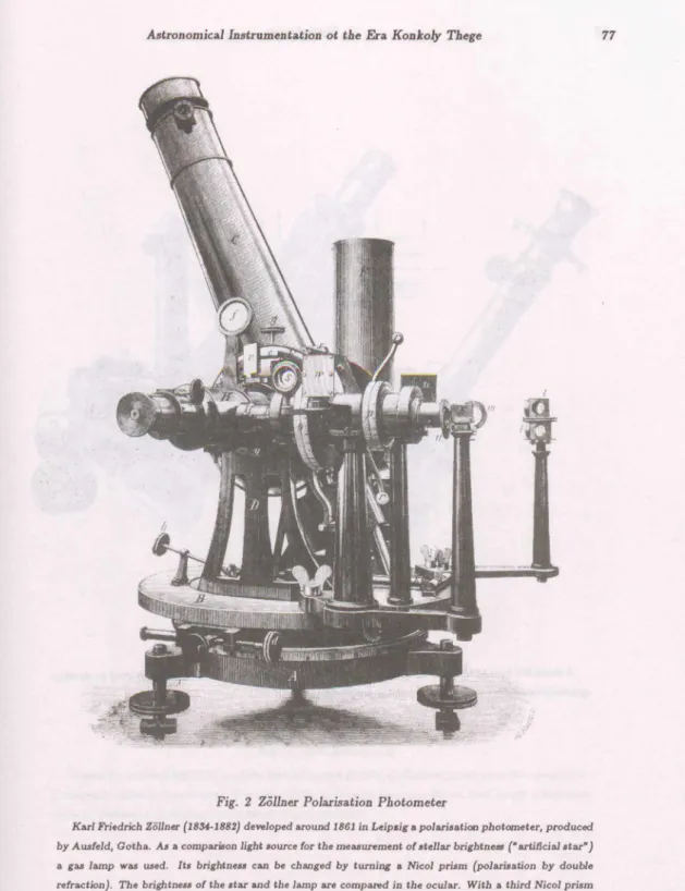 Fig.  2  Zöllner Polarisation  Photometer 
