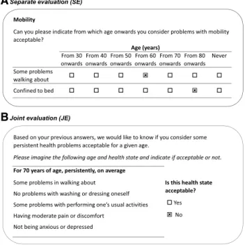 Fig. 2    Sample questions of the adaptive survey