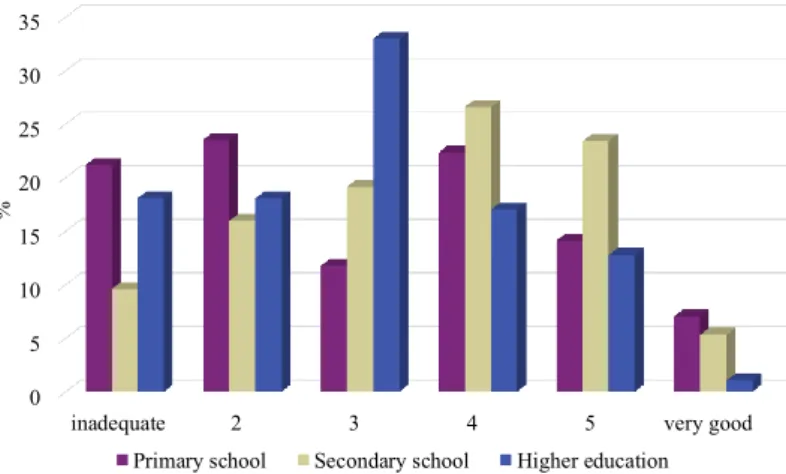 Figure 3: Evaluation of IT education  