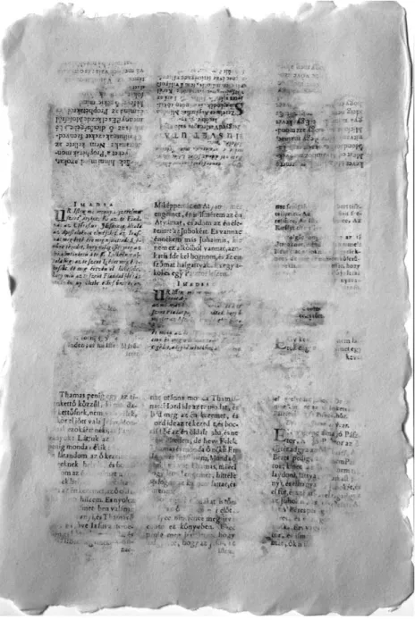6. ábra. Evangeliumok és epistolák, Csepreg, 1643 (VEK 705.125/Mac.)