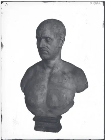 3. kép márvány férfi mellkép (ún. “i. Philippus arabs  portré”), 3. század közepe körül, jelenleg a szépművészeti 