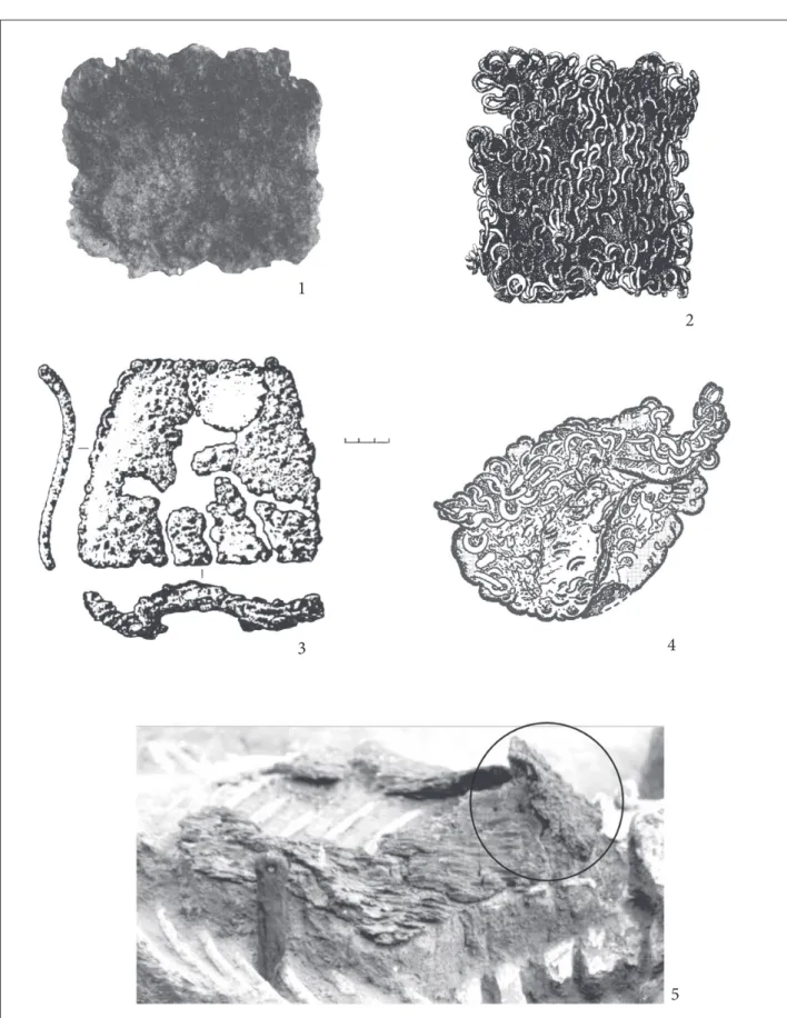 Fig. 3 chainmail fragments from the carpathian Basin and eastern europe. 1: szentes-lapistó (csallány 1933–1934,  lViii