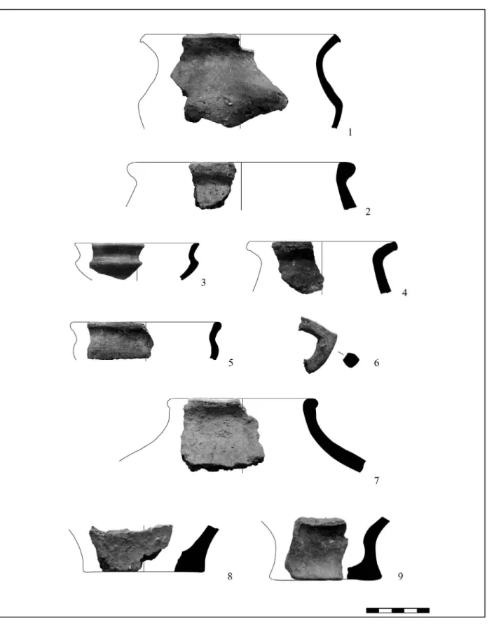 Fig. 23 Trench iii. 1–6: 125–140 cm; 7–9: Trench iii/1, 45–60 cm; 10: Trench iii/1, 80–100 cm; 11: Trench iii/1,  100–135 cm