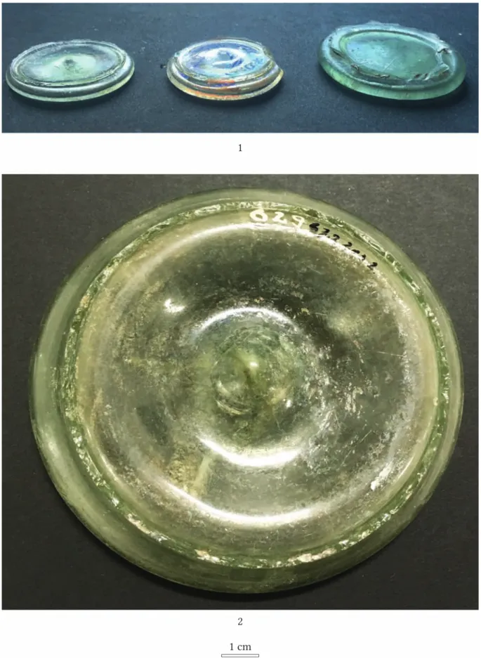 Fig. 6. Re-Used Glass Fragments from Intercisa.