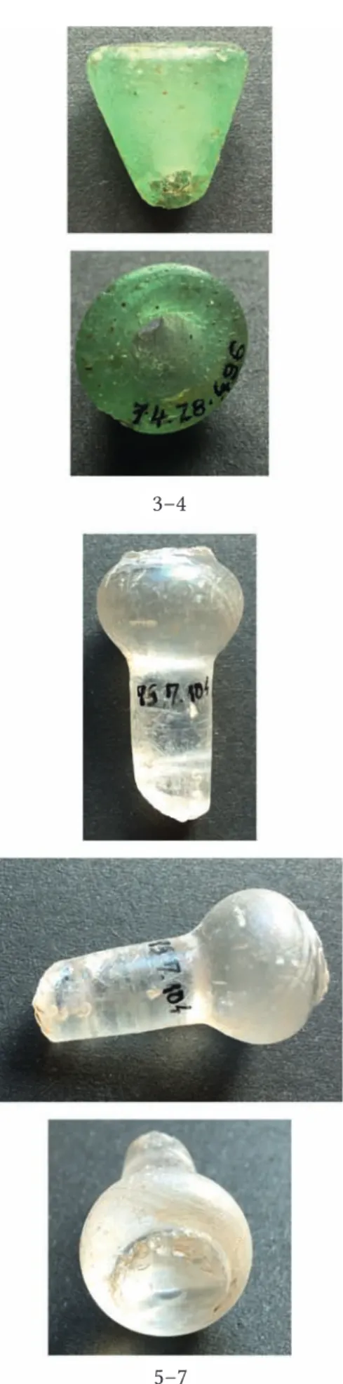 Fig. 9. Re-Used Glass Fragments from Intercisa.