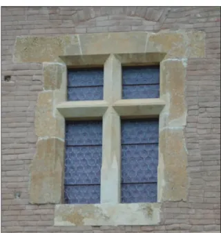Fig. 17. One of the great paned windows of the  second floor at Újlak.