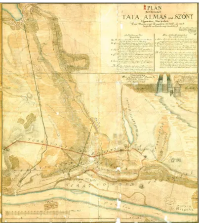 Fig. 2. Map of Sámuel Mikoviny (National Archives of Hun- Hun-gary S. 11 No. 290).