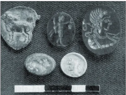 Fig. 5. A previously Roman-interpreted coin from Khlong  Thom (Glover 1996, 65).