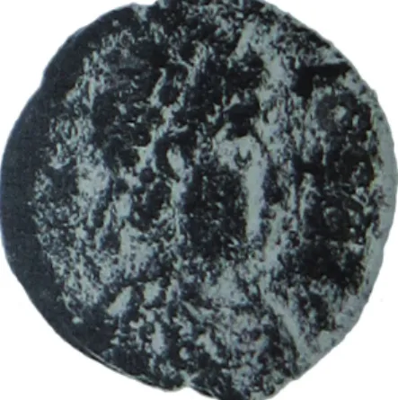 Fig. 6. Coin of Theodosius from the Ba  Vì Mountain (Malleret 1962, Pl. XL).