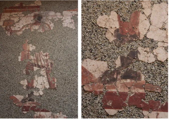 Fig. 8. Hobnailed shoe on a wall painting from Brigetio (Photos: L. Dobosi).