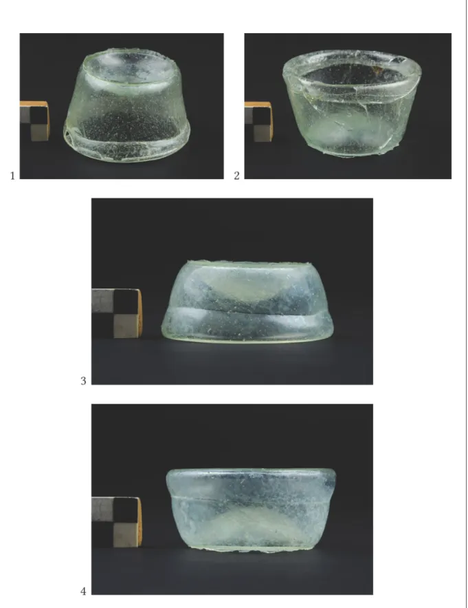 Fig. 5. Separately blown base ring from the cemetery of Aquincum, Graphisoft Park. 1–2