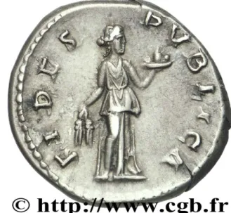 Fig. 8. Britannia on Commodus’ coin (Photo: http://