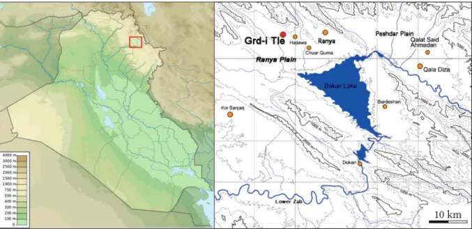 Fig. 1. Location of the site in Iraq (after Hasegawa – Yamada 2016, Fig. 2).