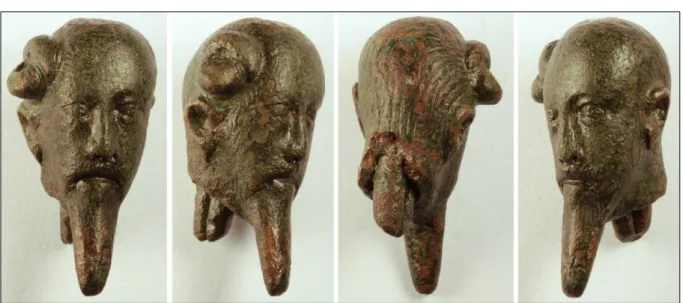 Fig. 12. Bronze head of a Suebian from Brigetio (Photo: D. Bartus).