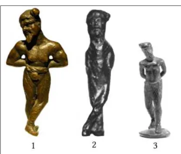 Fig. 17. Seated bronze statuette of a Suebian from Brigetio (Photo: D. Bartus).