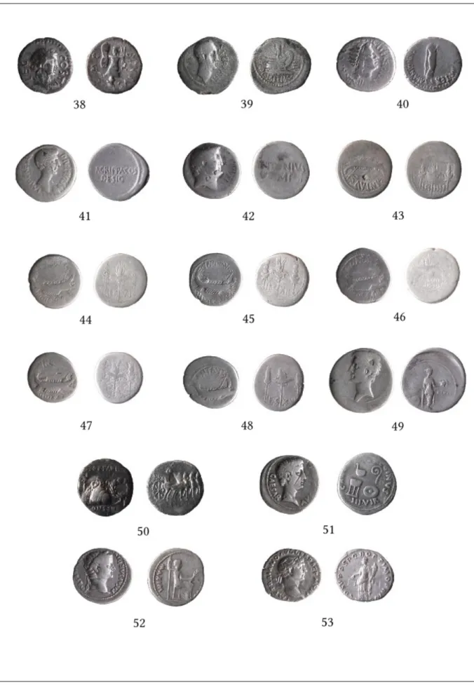 Fig. 6. The coin hoard of abasár (Cat. Nr. 38–53).