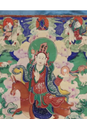 5. kép Az öt személyes védelmező istenség   a Tuvai Nemzeti Múzeum gyűjteményéből 