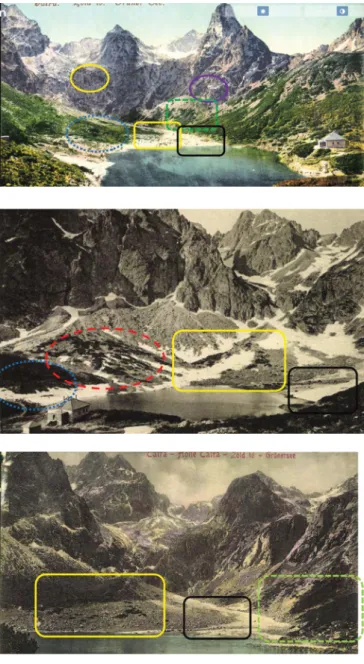 Figure 4. The surroundings of  the Zelené pleso in the 1930s. 