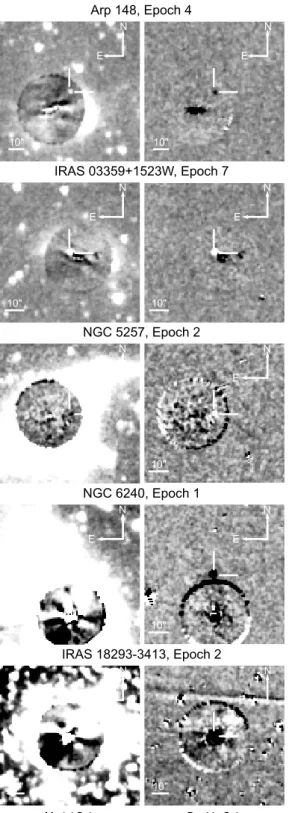 Figure 9. Imaging of each SN detected in this survey, labeled by galaxy and epoch. For each detection, two images are displayed