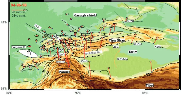 Fig. 7 Seismotectonics of Kazakhstan