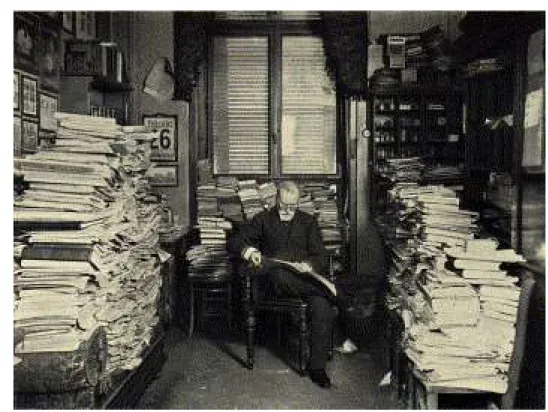 1. ábra 1. Kép - Paul Ehrlich az irodájában (Frankfurt, 1914) 